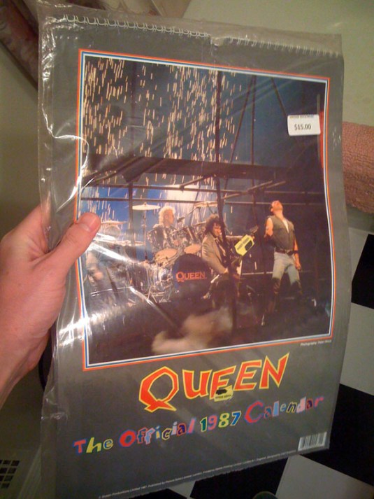 1987 Official Queen Calendar